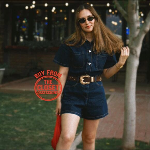 RARE!!! ZARA BLOGGER FAVE!!! Denim Jumpsuit NWT - Picture 10 of 16